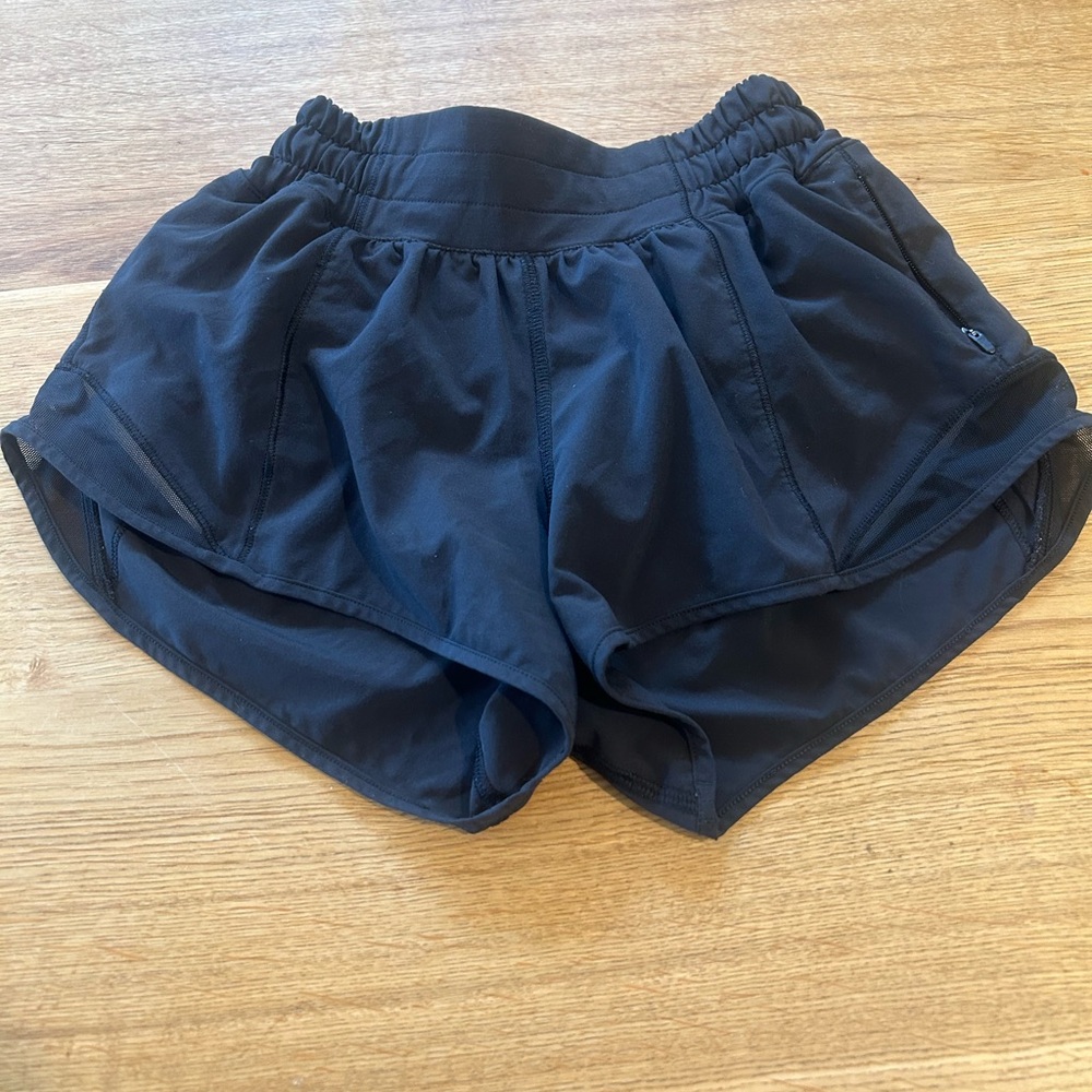 lululemon athletica Black Layered Running Shorts